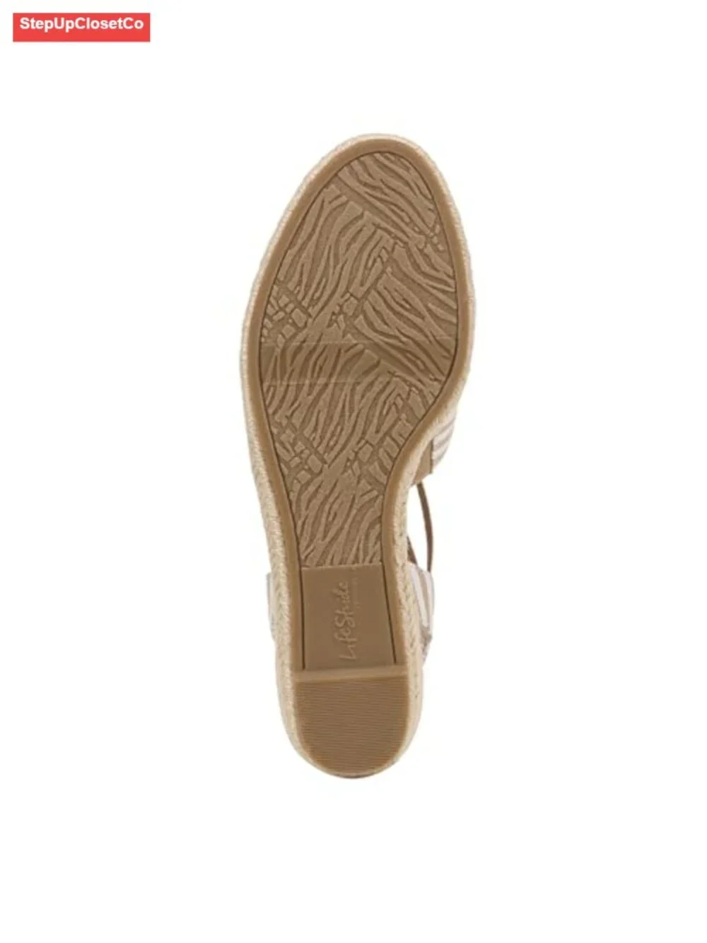 LifeStride Kennedy Wedge Sandals Slingback Espadrille